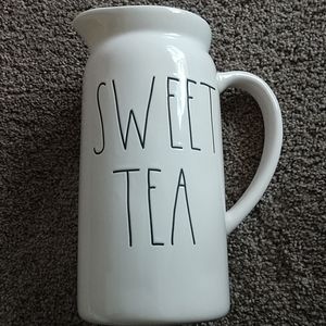 Rae Dunn ceramic sweet tea pitcher